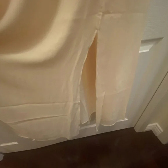 New Aritzia Wilfred Genoa Chiffon Smoke Slit Dress - Picture 8 of 10